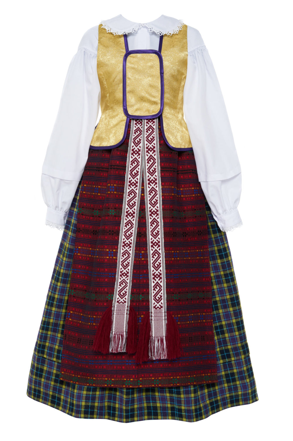 Dzūkiškas mergaitės/merginos tautinis kostiumas KMERD1