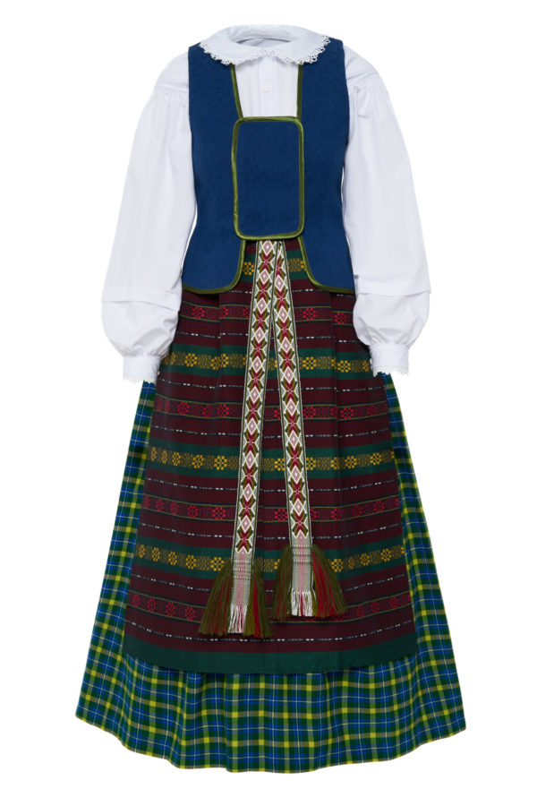 Dzūkiškas mergaitės/merginos tautinis kostiumas KMERD2