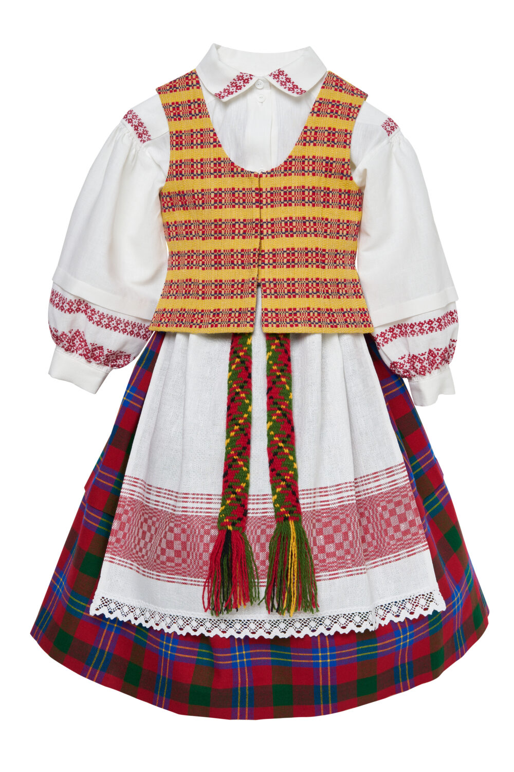 Aukštaitiškas mergaitės/merginos tautinis kostiumas KMERA2